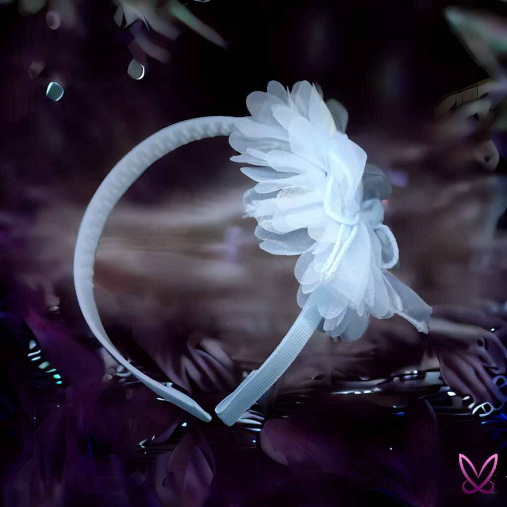 Bunny Ear Hairband - Blue with Blue and Yellow Ears