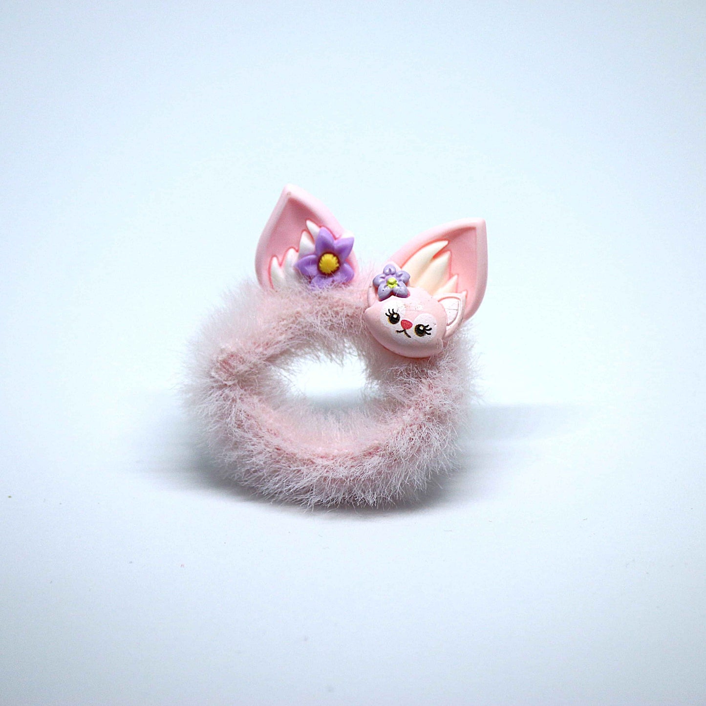 Fluffy Bunny Hair Ties || Rubber Bands