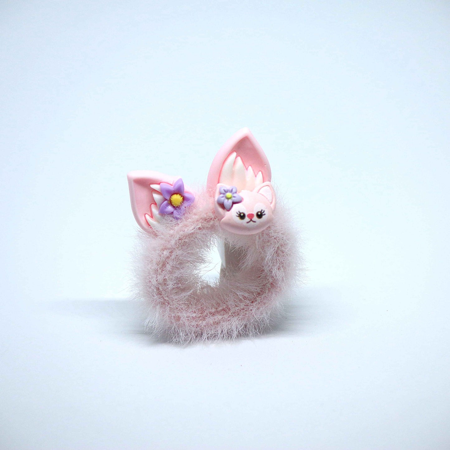 Fluffy Bunny Hair Ties || Rubber Bands
