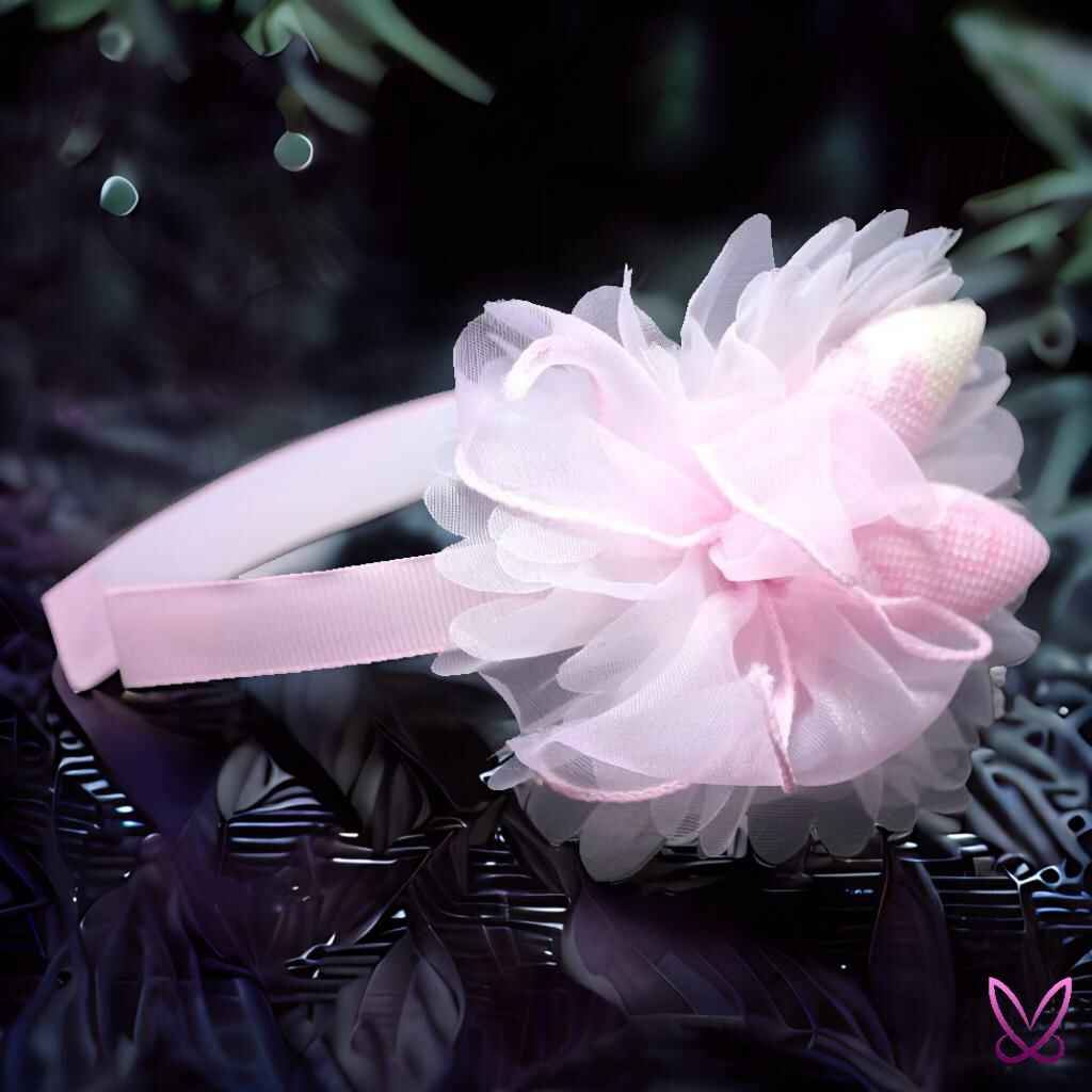 Bunny Ear Hairband - Baby Pink with Pink Ears