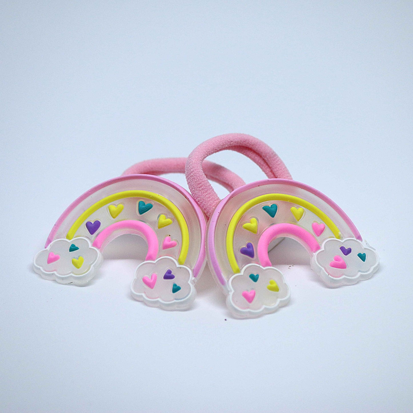 Rainbow Rubber Bands - Baby Pink