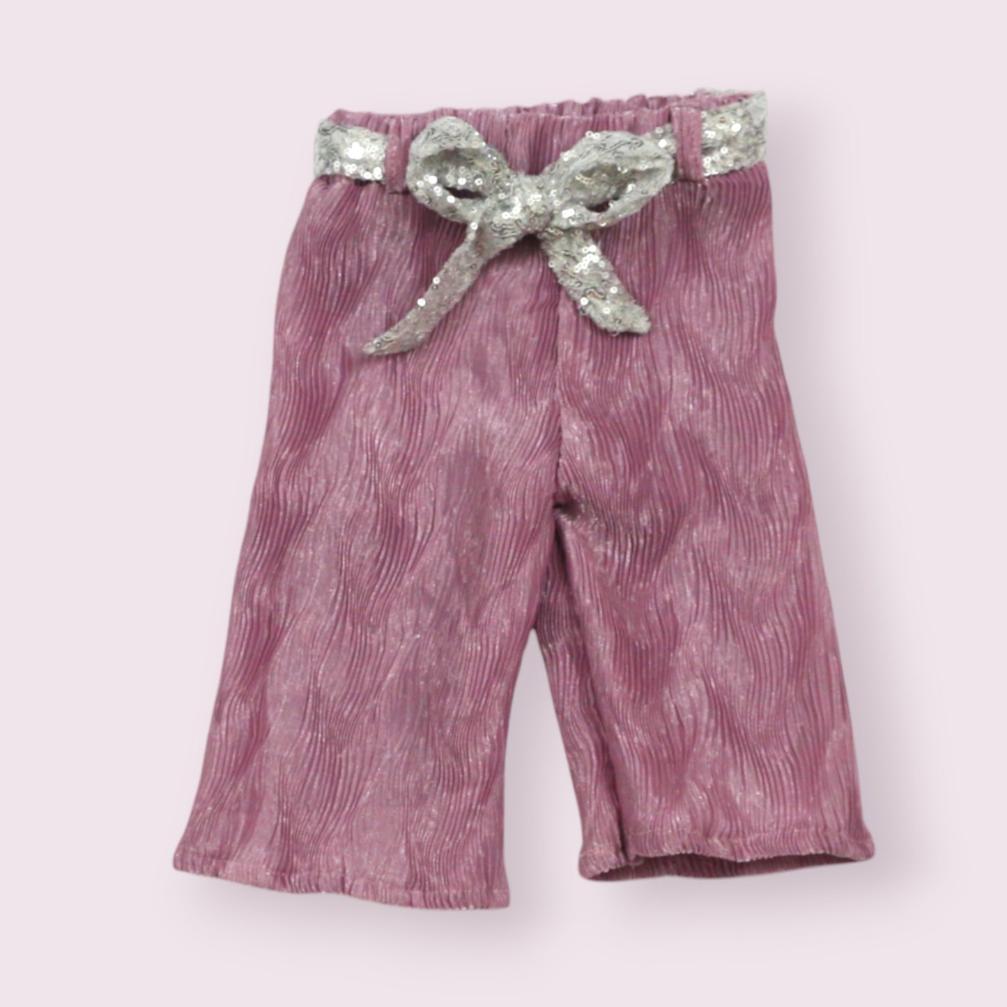 Elegant Purple Sleeveless Top & Pants Set – Shimmer Party Style