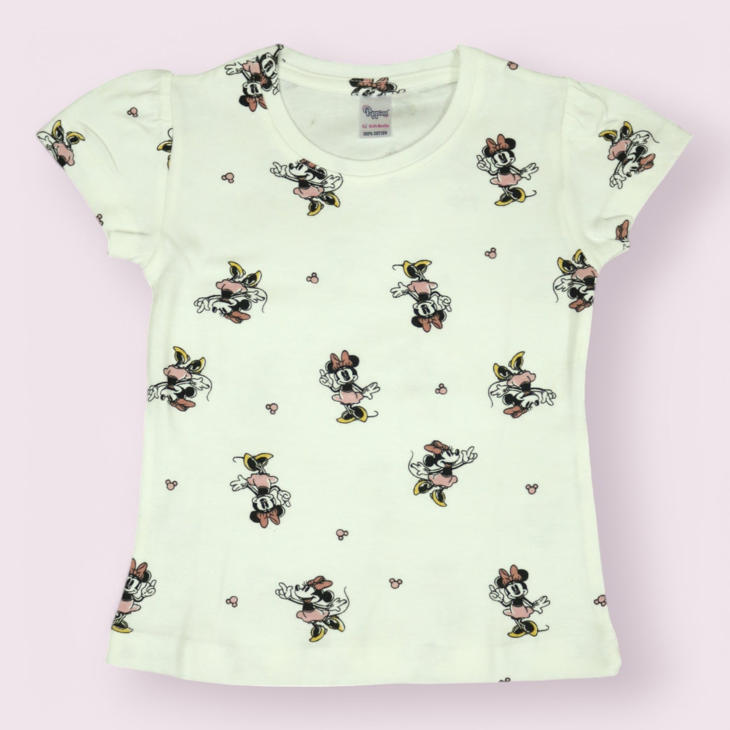 Minnie Mouse Co-Ord Set with Pink Shorts