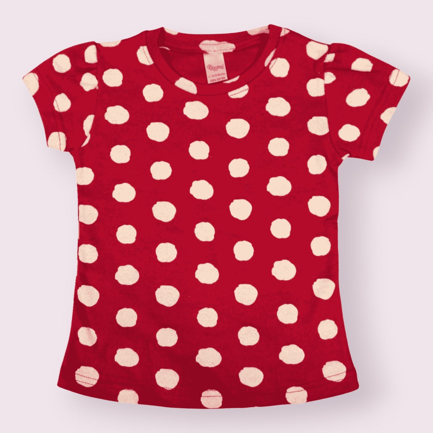 Classic Polka Dot Red T-Shirt