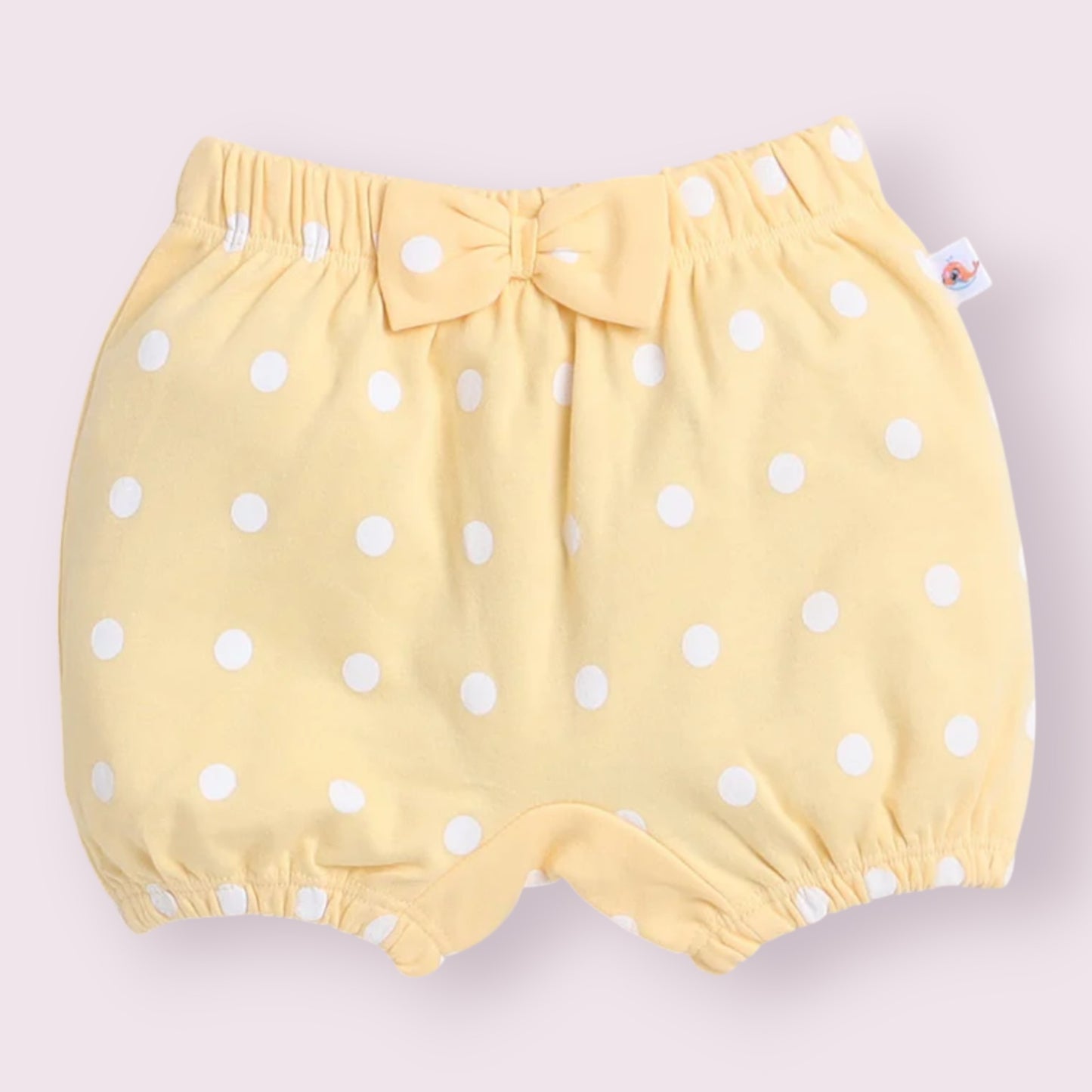 Adorable Elephant Baby Romper & Polka Dot Bloomers Set with Headband