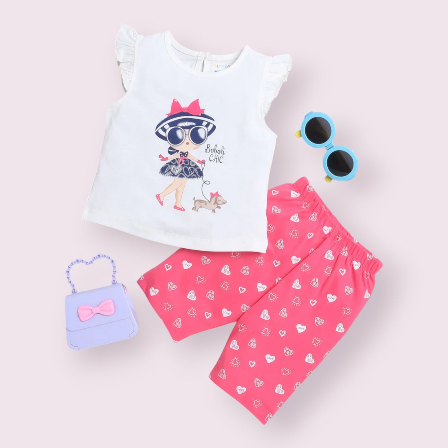 Chic Parisian Style - Girls' Summer Outfit