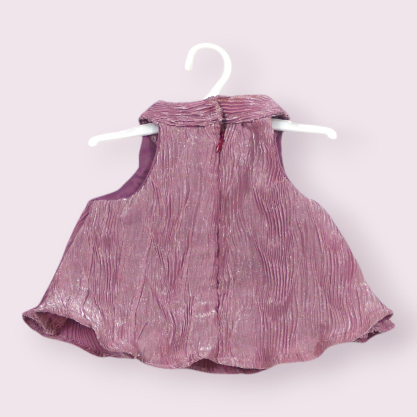 Elegant Purple Sleeveless Top & Pants Set – Shimmer Party Style