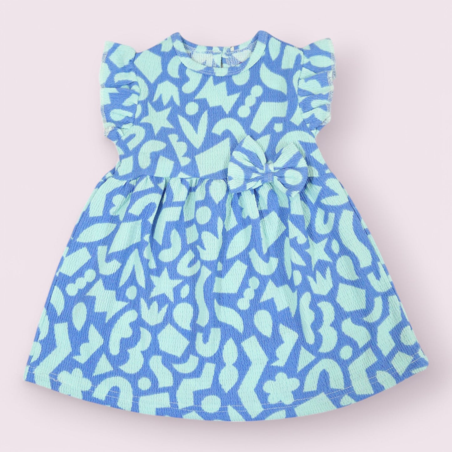Bliss Frill-Sleeved Knitted Frock