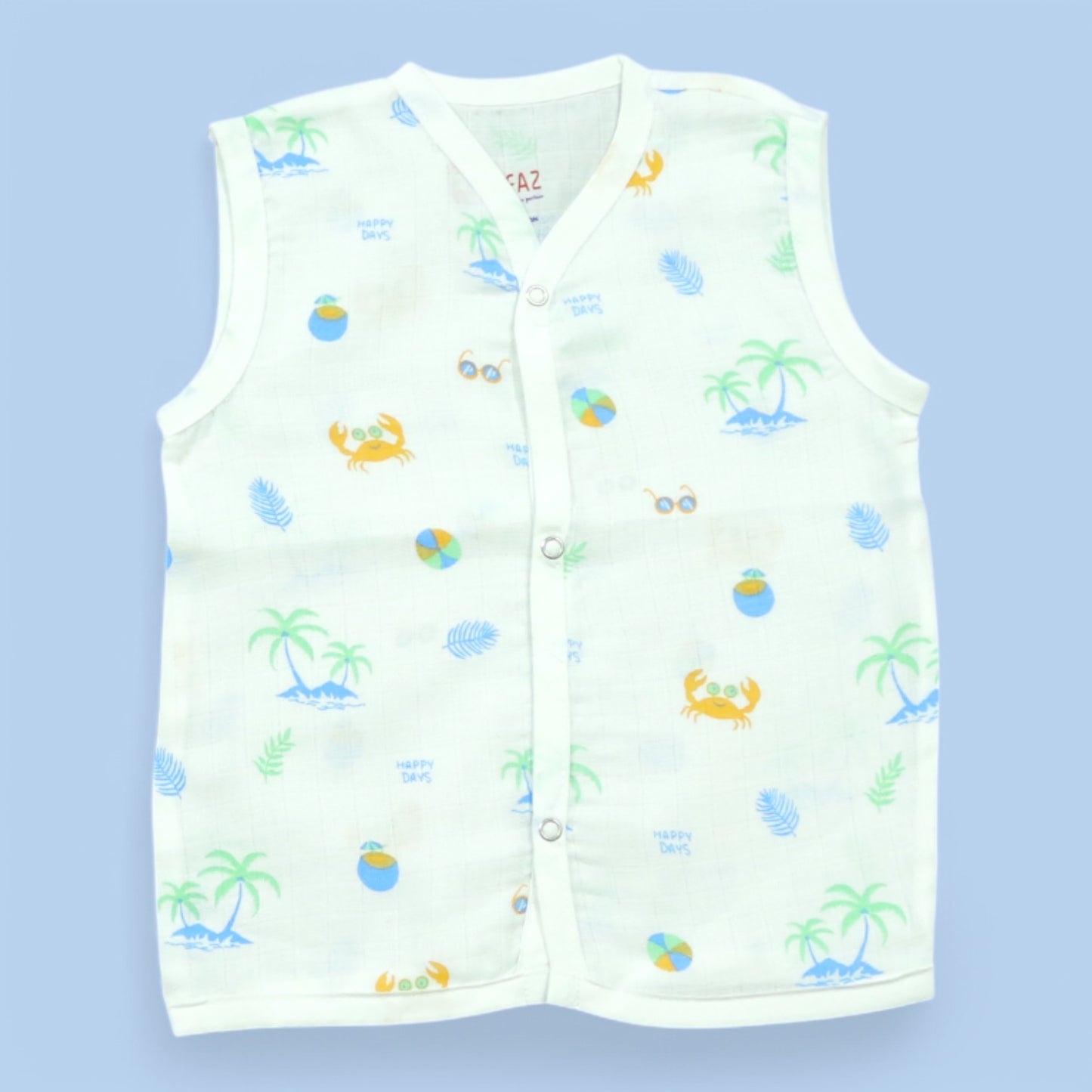 Tropical Beach Vibes Sleeveless Co-ord Shorts Set