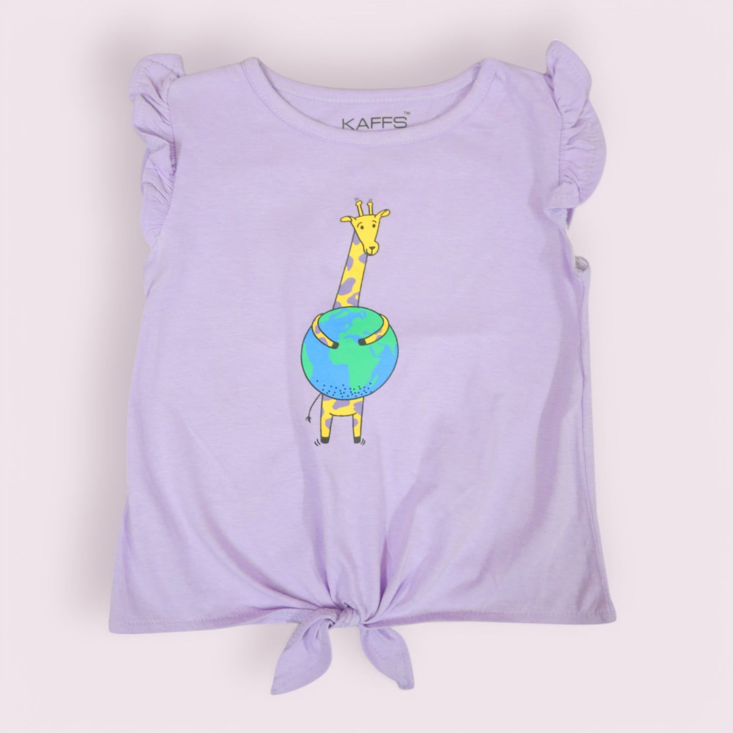 Giraffe and Earth – Knot-Style Top